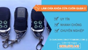 thợ làm chìa khoá cửa cuốn quận 2