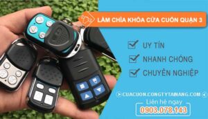 thợ làm chìa khoá cửa cuốn quận 3