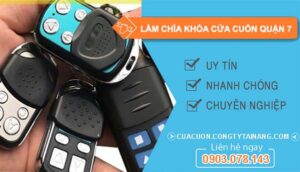 thợ làm chìa khoá cửa cuốn quận 7