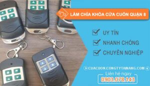 thợ làm chìa khoá cửa cuốn quận 8
