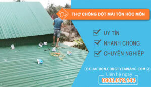 dịch vụ Thợ chống dột mái tôn Hóc Môn