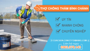 dịch vụ Thợ Chống Thấm Bình Chánh