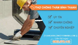 dịch vụ Thợ Chống Thấm Bình Thạnh