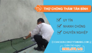 dịch vụ Thợ Chống Thấm Tân Bình