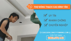 dịch vụ Thợ Đóng Thạch Cao Bình Tân
