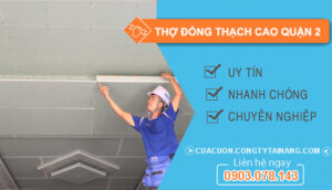 dịch vụ Thợ Đóng Thạch Cao Quận 2