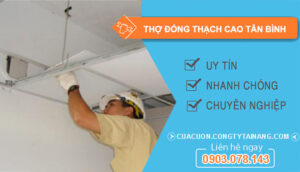 dịch vụ Thợ Đóng Thạch Cao Tân Bình
