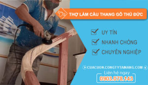 dịch vụ Thợ Làm Cầu Thang Gỗ Thủ Đức