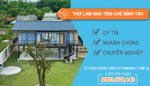 dịch vụ Thợ Làm Nhà Tiền Chế Bình Tân