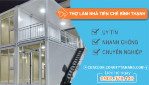 dịch vụ Thợ Làm Nhà Tiền Chế Bình Thạnh