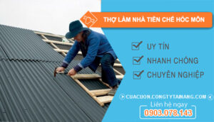 dịch vụ Thợ Làm Nhà Tiền Chế Hóc Môn