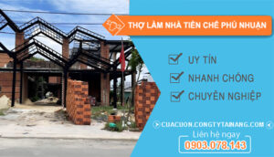 dịch vụ Thợ Làm Nhà Tiền Chế Phú Nhuận