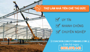 dịch vụ Thợ Làm Nhà Tiền Chế Thủ Đức