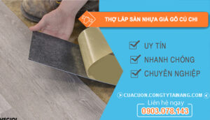 dịch vụ Thợ lắp sàn nhựa giả gỗ Củ Chi