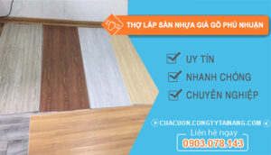 dịch vụ Thợ lắp sàn nhựa giả gỗ Phú Nhuận