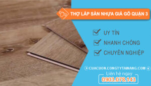 dịch vụ Thợ lắp sàn nhựa giả gỗ Quận 3