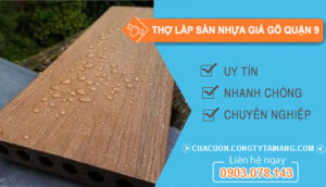 dịch vụ Thợ lắp sàn nhựa giả gỗ Quận 9