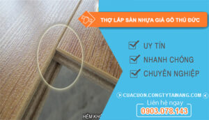 dịch vụ Thợ lắp sàn nhựa giả gỗ Thủ Đức