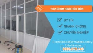 dịch vụ thợ nhôm kính hóc môn