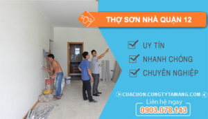 dịch vụ Thợ Sơn Nhà Quận 12