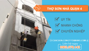 dịch vụ Thợ Sơn Nhà Quận 4