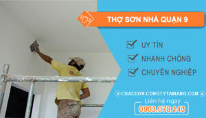 Dịch Vụ Thợ Sơn Nhà Quận 9