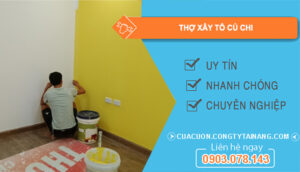 dịch vụ Thợ xây tô Củ Chi