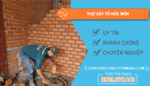 dịch vụ Thợ xây tô Hóc Môn