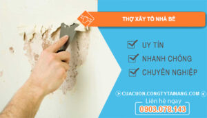 dịch vụ Thợ xây tô Nhà Bè