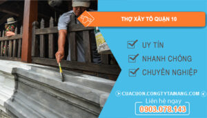 dịch vụ Thợ xây tô Quận 10
