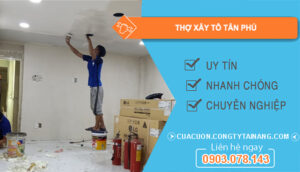 dịch vụ Thợ xây tô Tân Phú