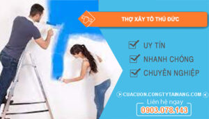 dịch vụ Thợ xây tô Quận Thủ Đức