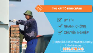 dịch vụ Thợ xây tô Bình Chánh