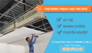 Thợ Đóng Thạch Cao Tại Thủ Đức