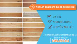 Thợ lắp sàn nhựa giả gỗ Bình Chánh