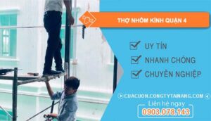 thợ nhôm kính quận 4