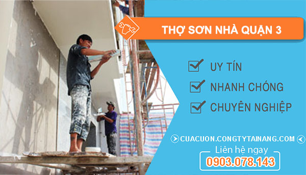 Thợ Sơn Nhà Quận 3