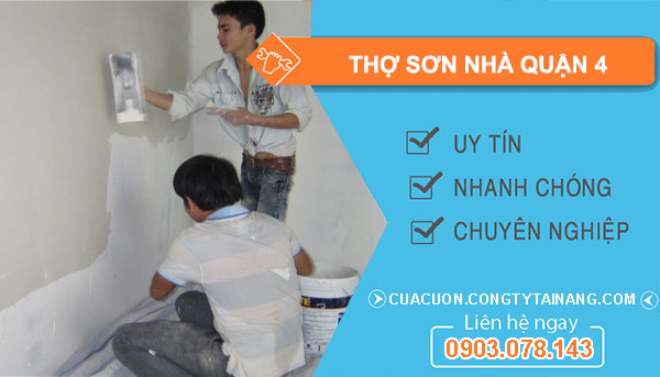 Thợ Sơn Nhà Quận 4
