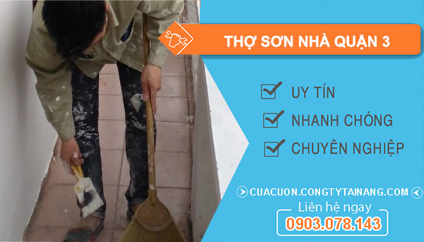 Thợ Sơn Nhà Tại Quận 3