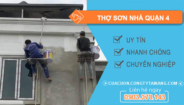 Thợ Sơn Nhà tại Quận 4