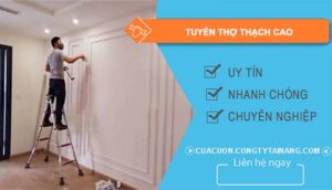 cần tuyển thợ thạch cao