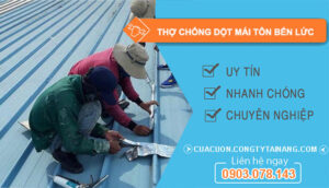 dịch vụ Thợ Chống Dột Mái Tôn Bến Lức