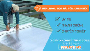 dịch vụ Thợ Chống Dột Mái Tôn Hậu Nghĩa