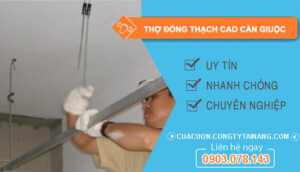 dịch vụ Thợ Đóng Thạch Cao Cần Giuộc