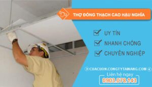 dịch vụ Thợ Đóng Thạch Cao Hậu Nghĩa