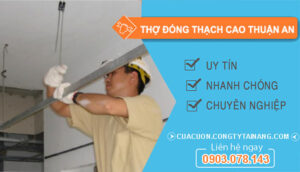 dịch vụ Thợ Đóng Thạch Cao Thuận An