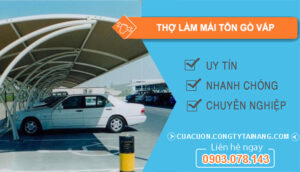 dịch vụ Thợ Làm Mái Tôn Gò Vấp