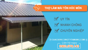 dịch vụ Thợ Làm Mái Tôn Hóc Môn