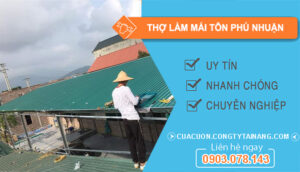 dịch vụ Thợ Làm Mái Tôn Phú Nhuận
