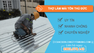 dịch vụ Thợ Làm Mái Tôn Thủ Đức
